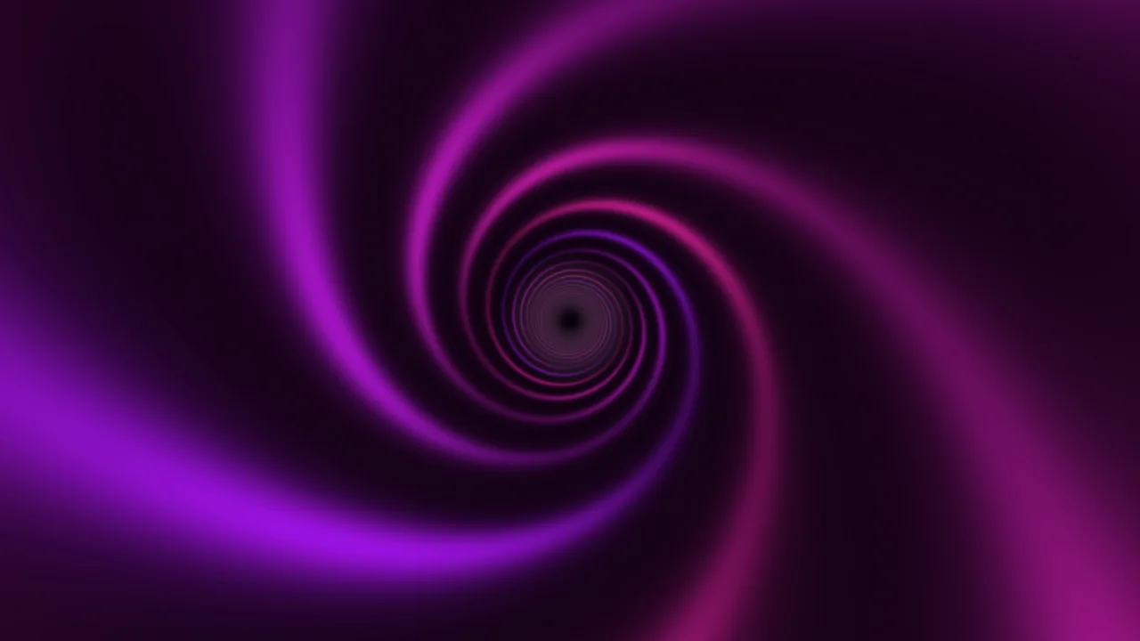 Magenta Violet Spiral Tunnel 4K Wallpaper