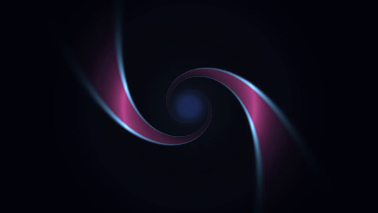 Abstract Magenta Cyan Spiral Portal 4K Wallpaper