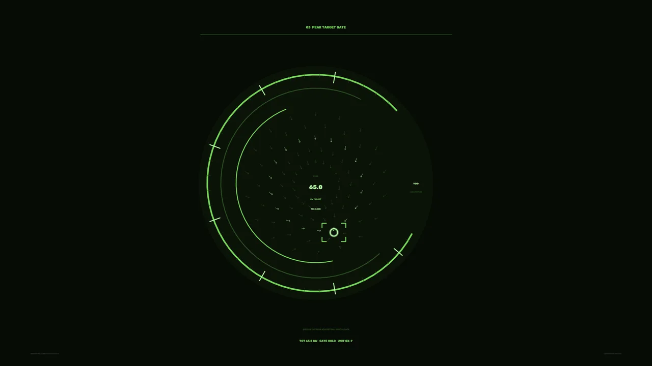 Circular Green Radar Targeting HUD 4K Wallpaper