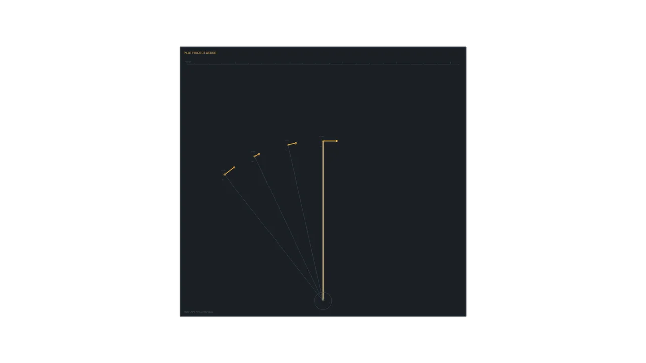 Sci-Fi Trajectory Plot HUD 4K Wallpaper with Vector Projection