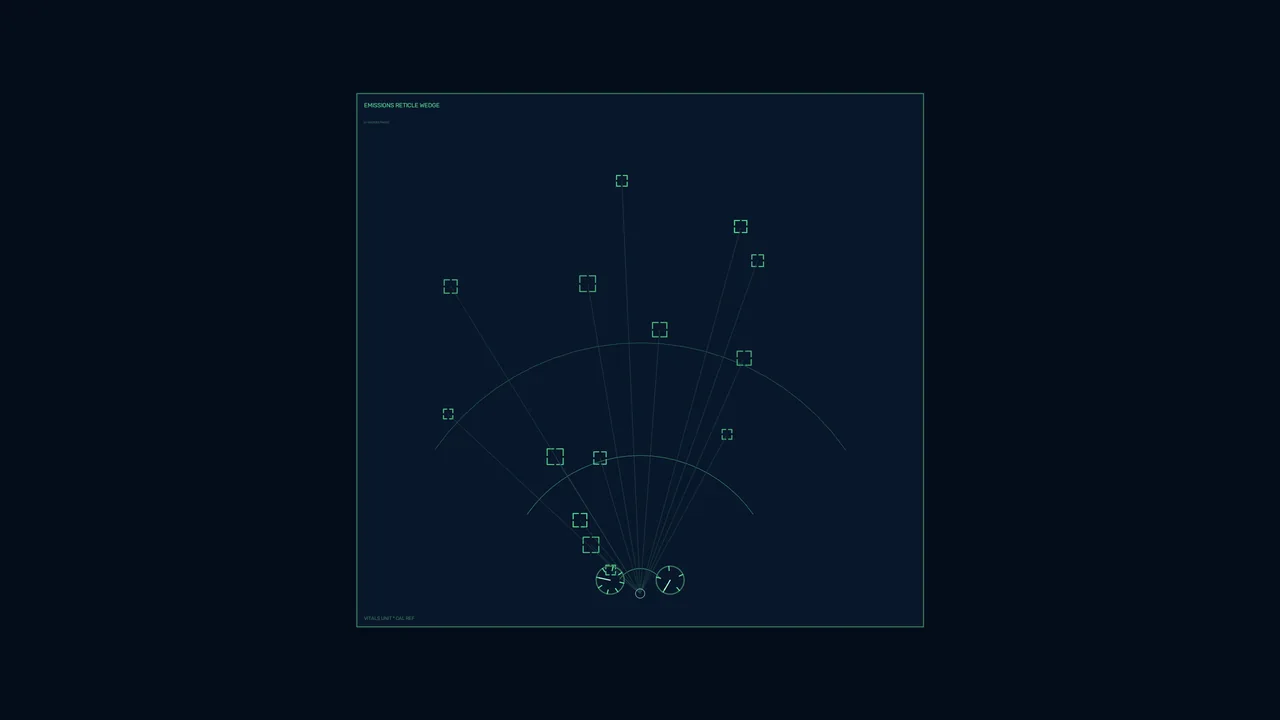 Emissions Telemetry Reticle HUD 4K Sci-Fi Wallpaper
