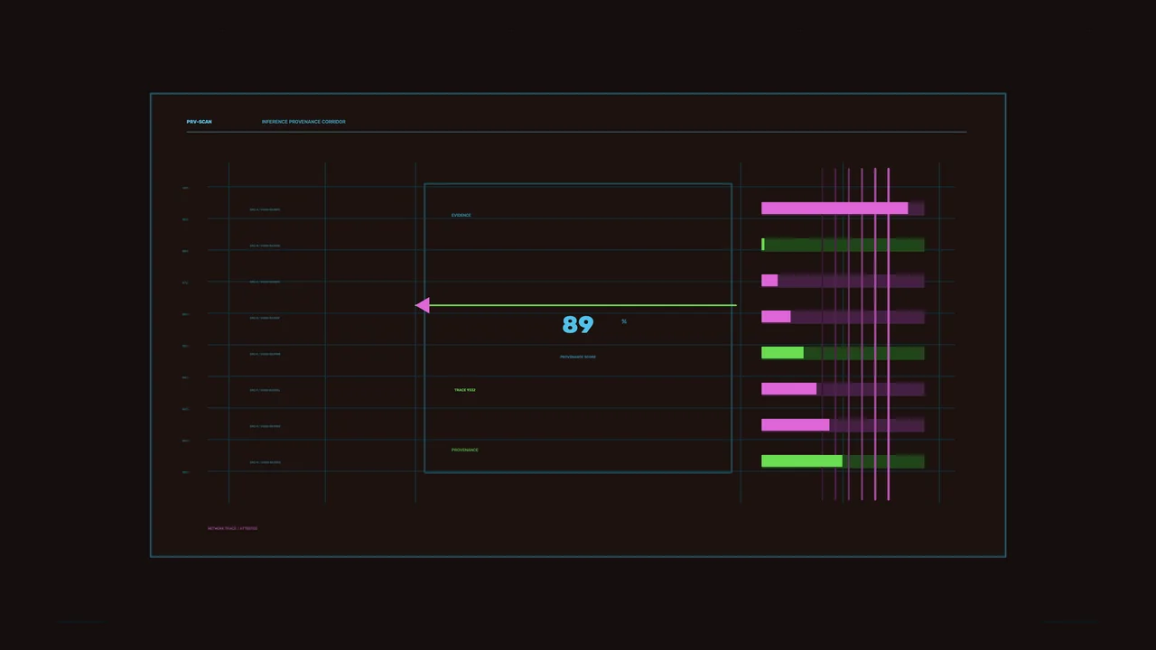 Futuristic HUD Dashboard with 89 Percent Readout