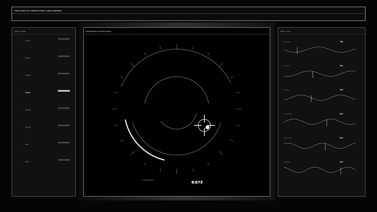 Sci-Fi Momentum Telemetry HUD 4K Wallpaper