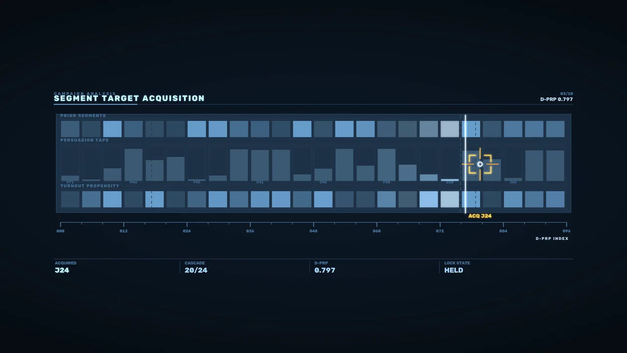 Fictional Segment Target Acquisition HUD Dashboard 4K Wallpaper