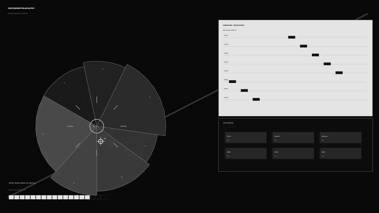 Free 4K Industrial Data Dashboard HUD Wallpaper with Circular Scanner