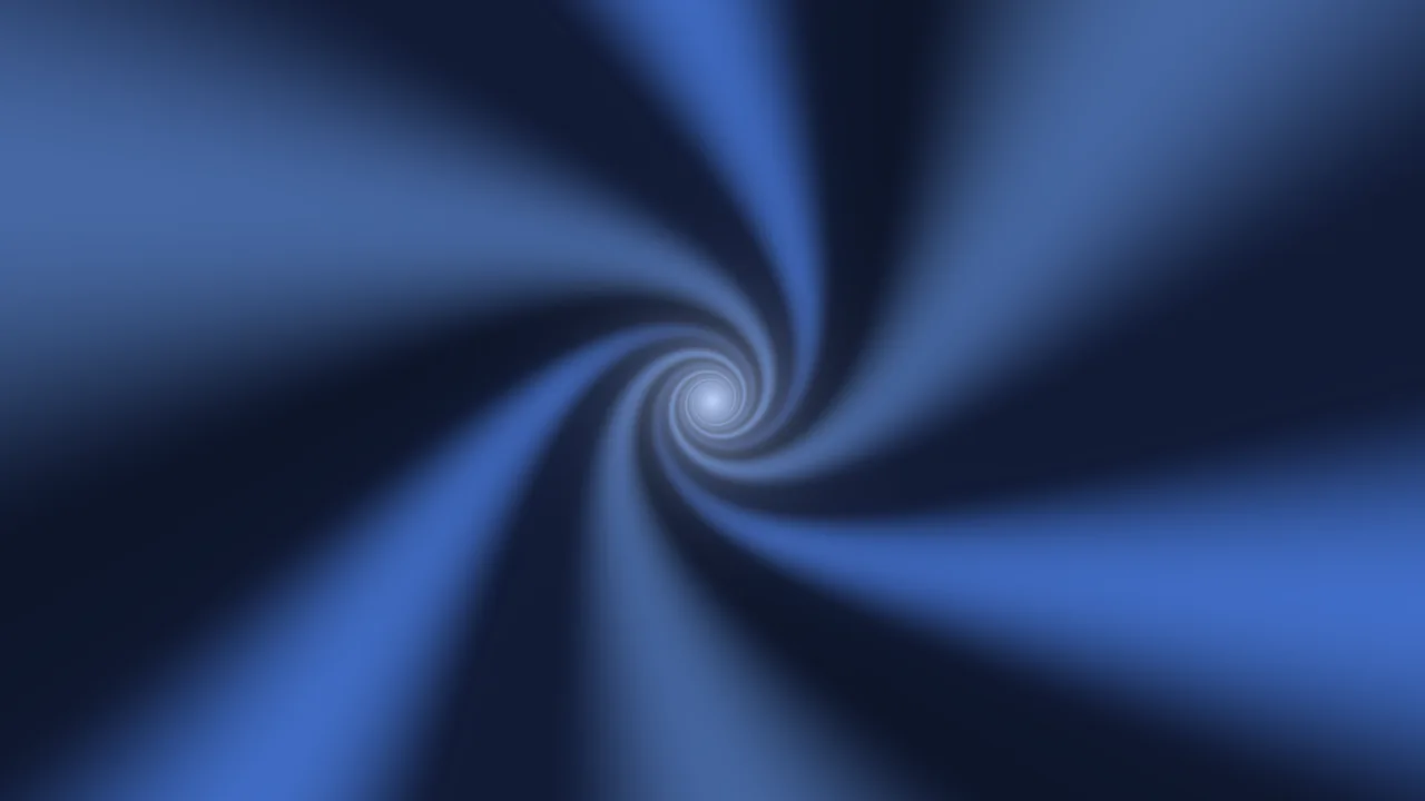 Blue Spiral Tunnel Abstract 4K Wallpaper