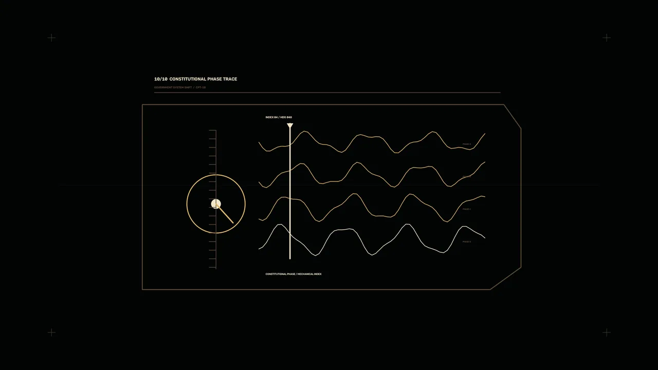 Phase Trace Telemetry HUD Dashboard 4K Sci-Fi Wallpaper