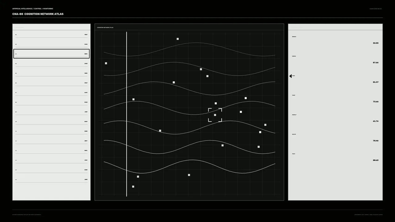Monochrome Network Telemetry HUD Dashboard 4K Wallpaper