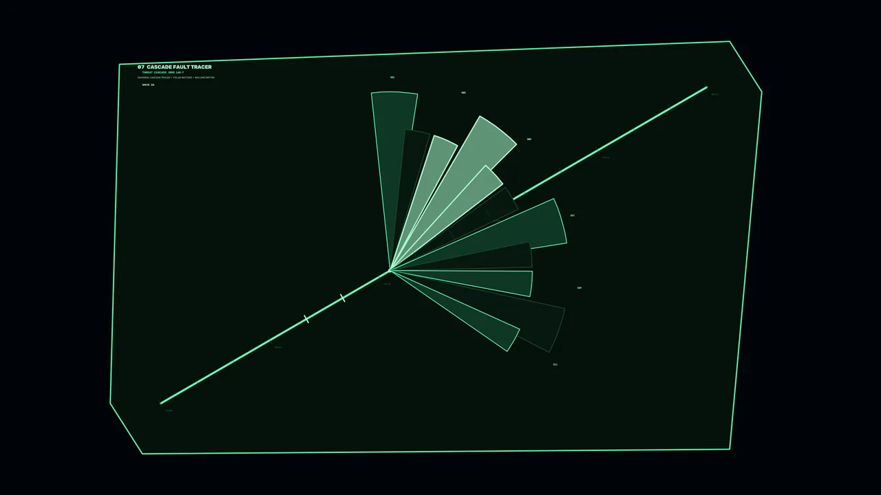 Diagnostic Radial Scanner HUD 4K Sci-Fi Wallpaper