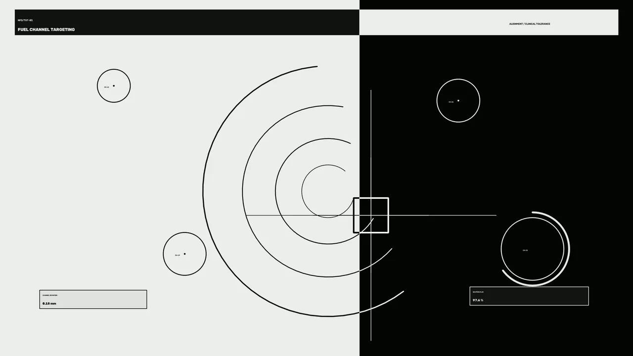 Monochrome Fuel Channel Diagnostics HUD 4K Wallpaper