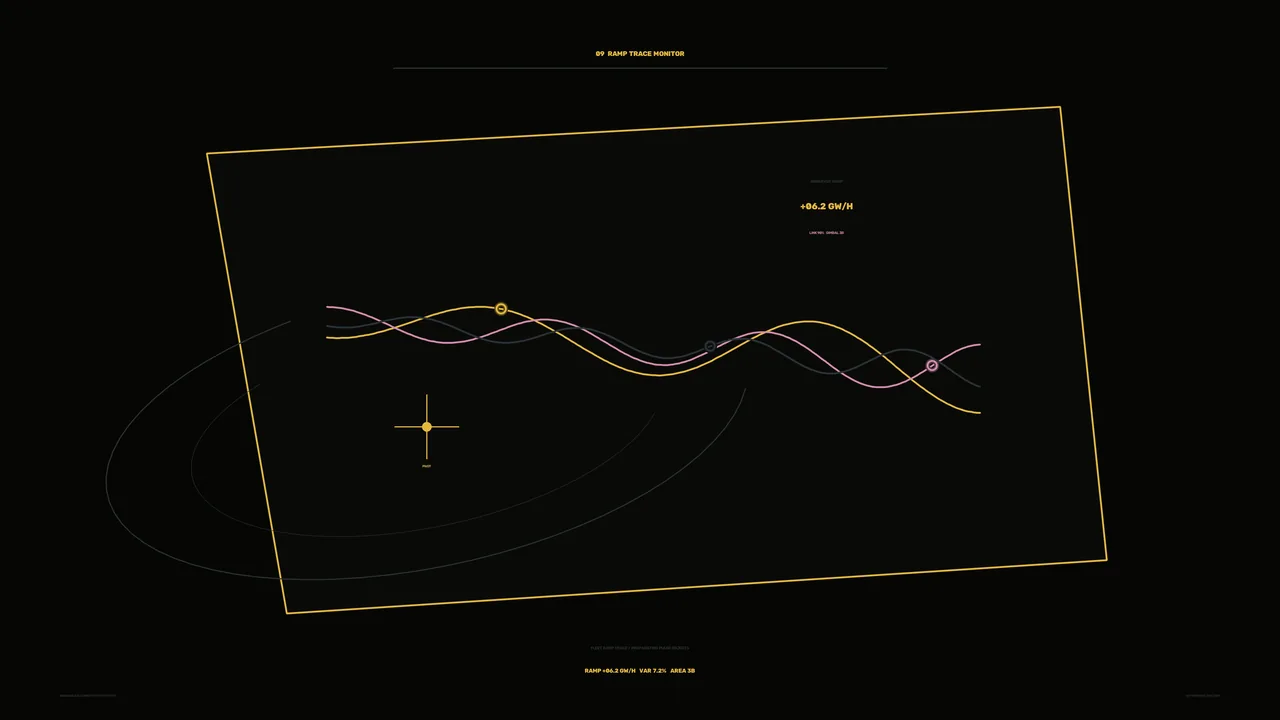 Sci-Fi Energy Statistics Graph HUD 4K Wallpaper
