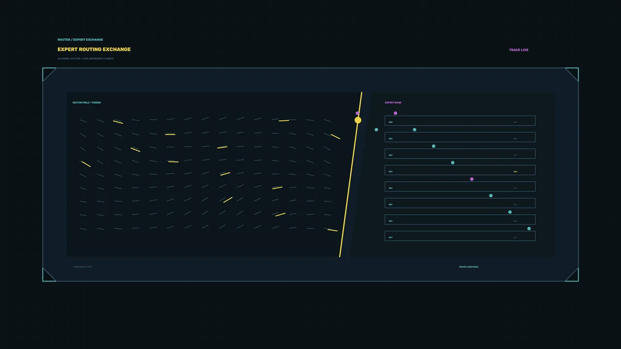 Sci-Fi HUD Dashboard with Vector Field and Status Panel