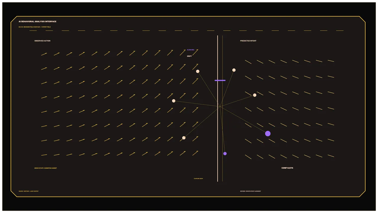 Sci-Fi Behavioral Analysis HUD Telemetry Dashboard 4K Wallpaper