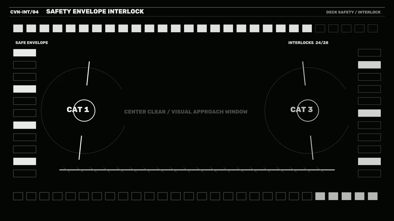 Safety Envelope Interlock Sci-Fi HUD 4K Wallpaper