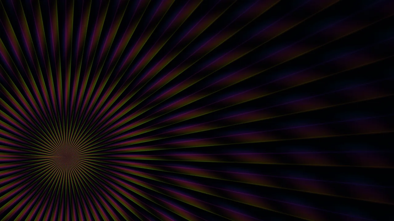 Colorful Radial Spectral Flare 4K Wallpaper