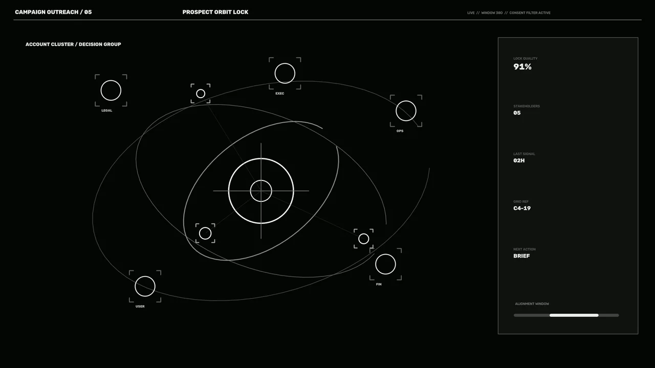 Sci-Fi Orbital Tracking HUD Interface 4K Wallpaper