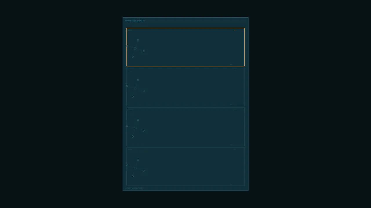 Sci-Fi Network Telemetry HUD Dashboard 4K Wallpaper