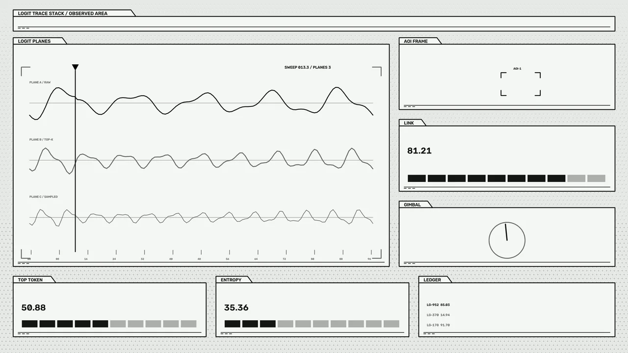 Monochrome Science-Fiction HUD Telemetry Dashboard 4K Wallpaper