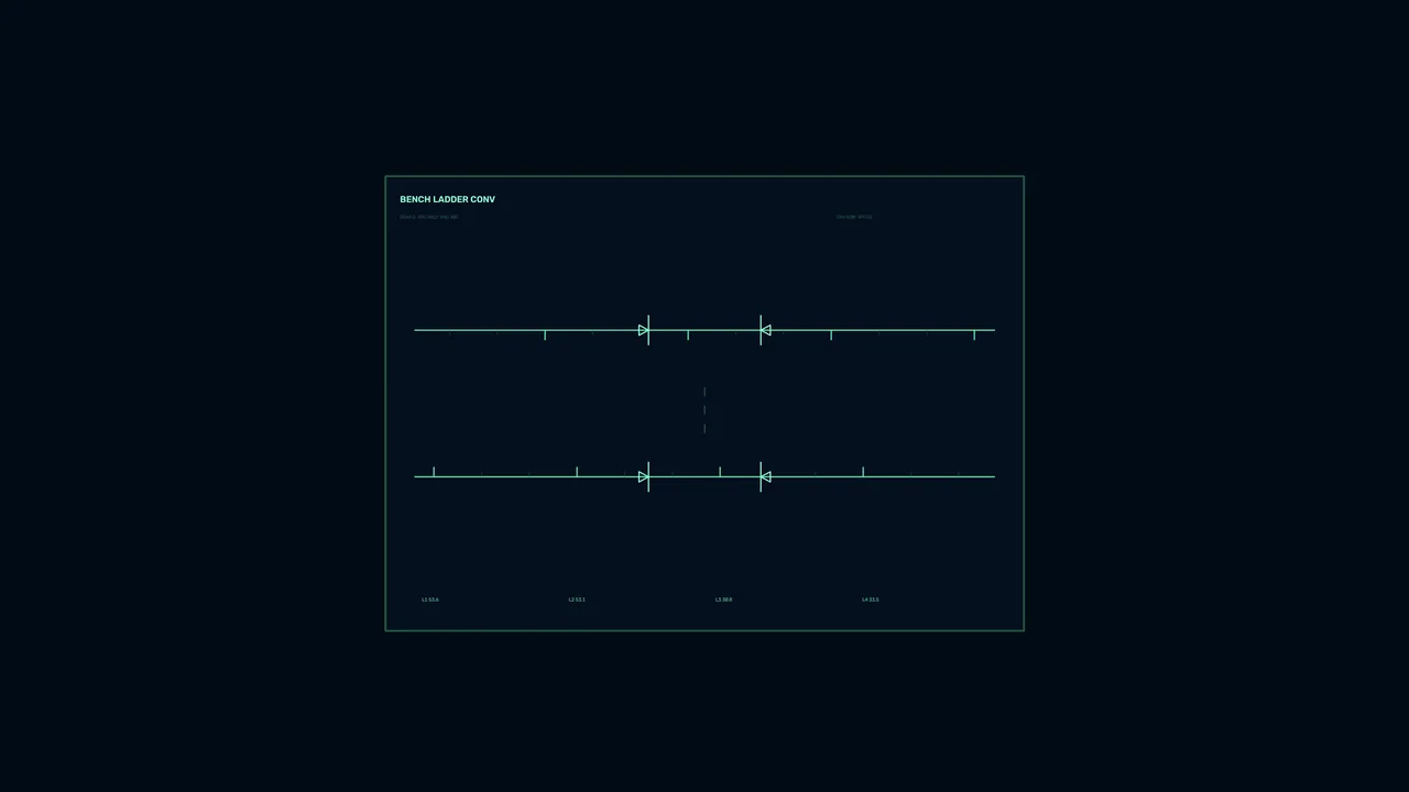 Futuristic Dual-Scale Calibration HUD 4K Wallpaper