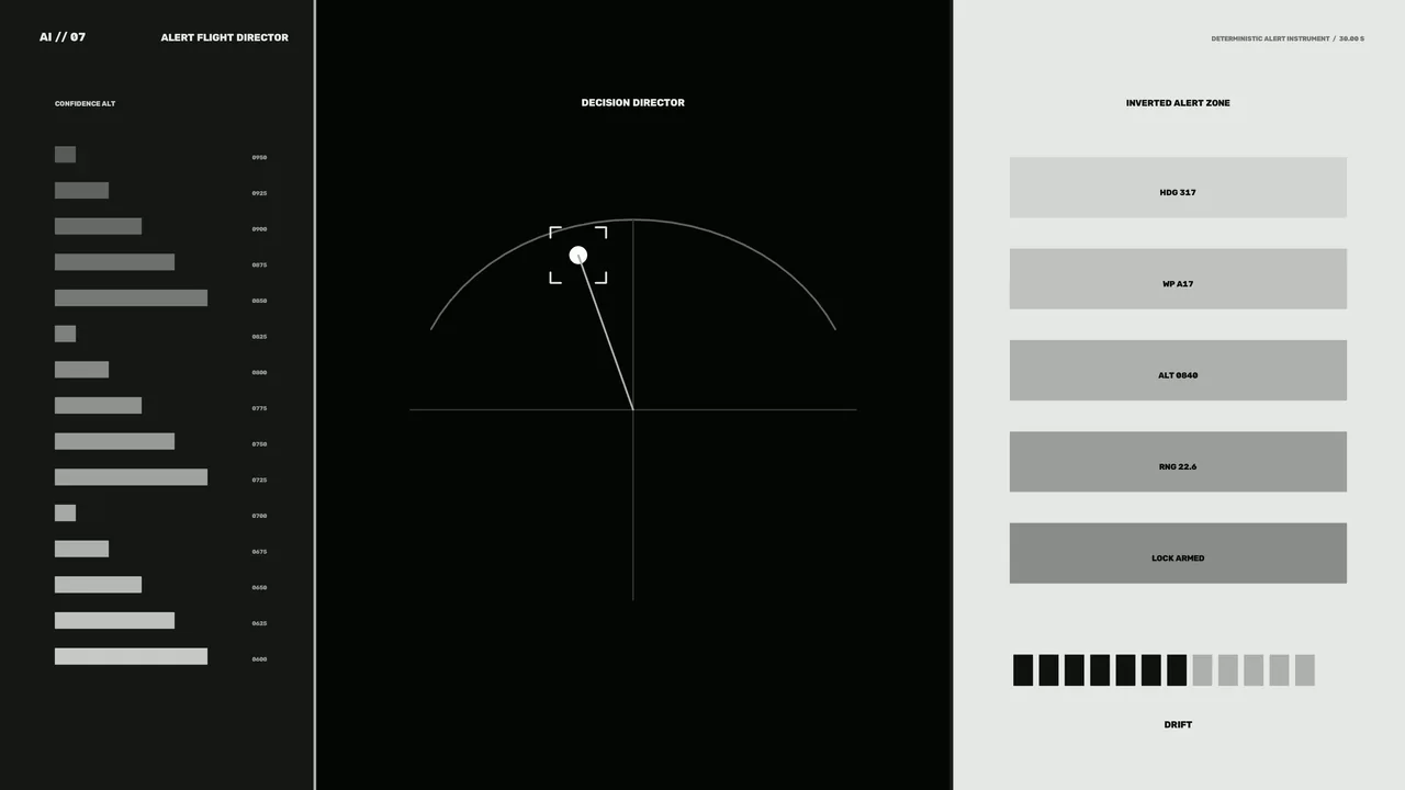 Monochrome Sci-Fi Alert Status HUD Dashboard 4K Wallpaper