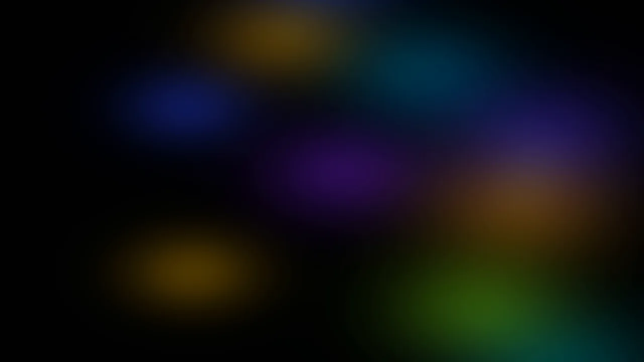 Colorful Abstract Light Leaks on Black 4K Wallpaper
