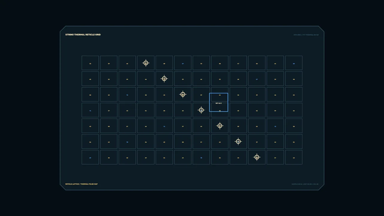 Thermal Reticle Grid HUD 4K Sci-Fi Wallpaper