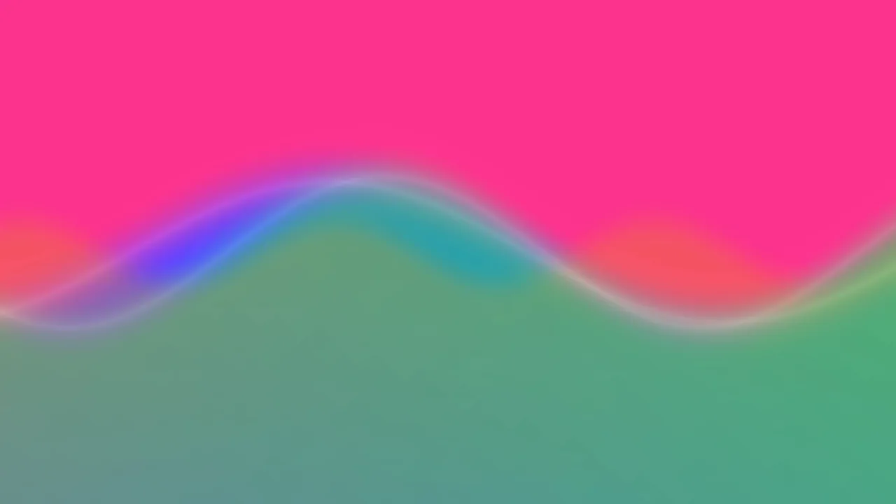 Multicolor Gradient Wave 4K Wallpaper