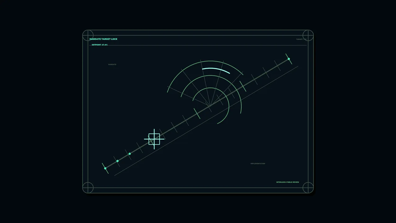 Green and Cyan Telemetry HUD with Radar Scanner and Target Lock