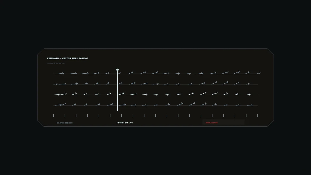 Directional Vector Field Telemetry HUD 4K Sci-Fi Wallpaper