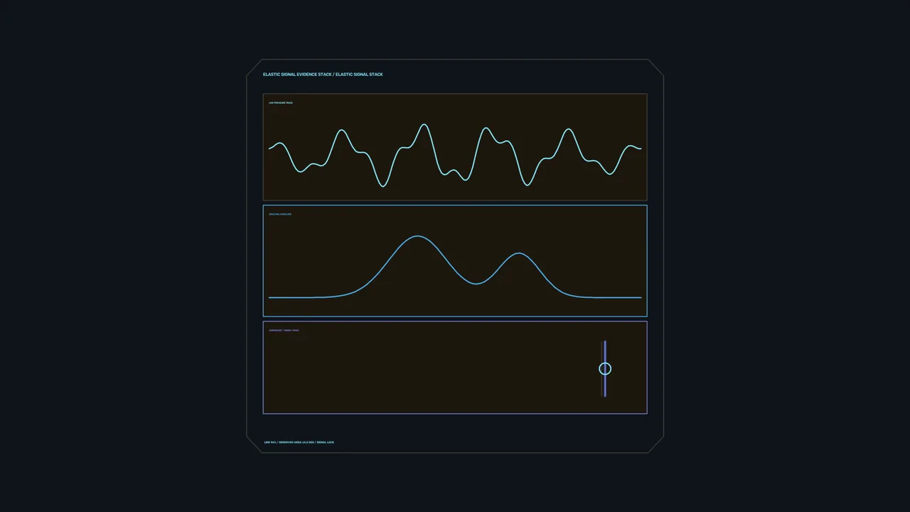 Acoustic Signal Waveform HUD Interface 4K Sci-Fi Wallpaper