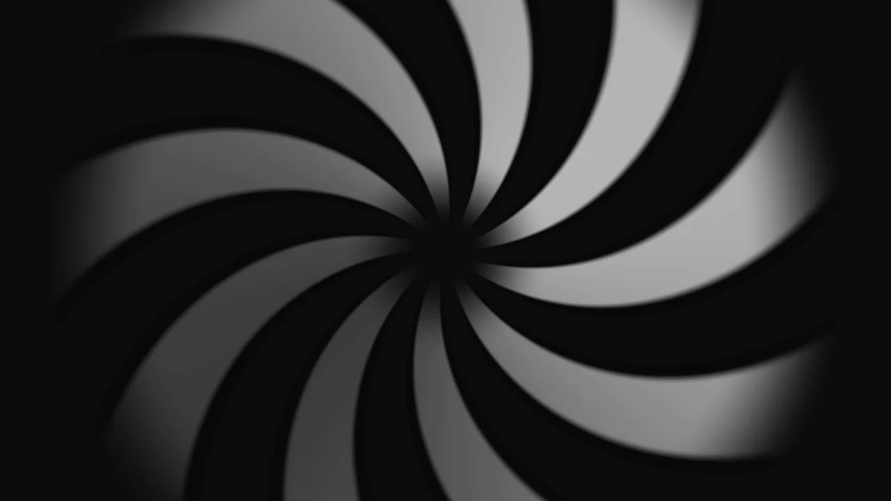 Monochrome Vortex HUD Background Screen Graphic 4K