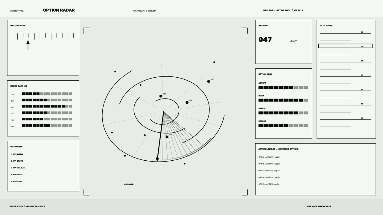 Sci-Fi Radar HUD Dashboard with Circular Scanner — 4K Wallpaper