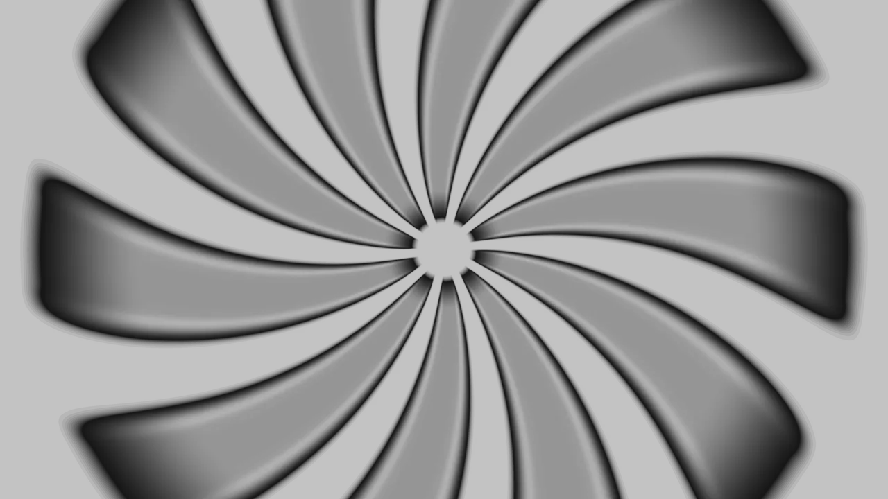 Monochrome Radial Sci-Fi HUD Screen Graphic Wallpaper