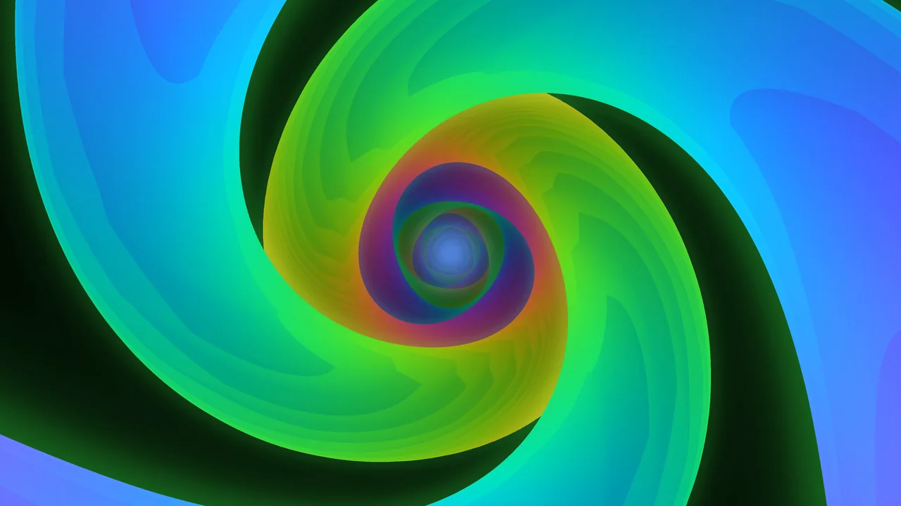 Colorful Abstract Vortex Spiral 4K Wallpaper