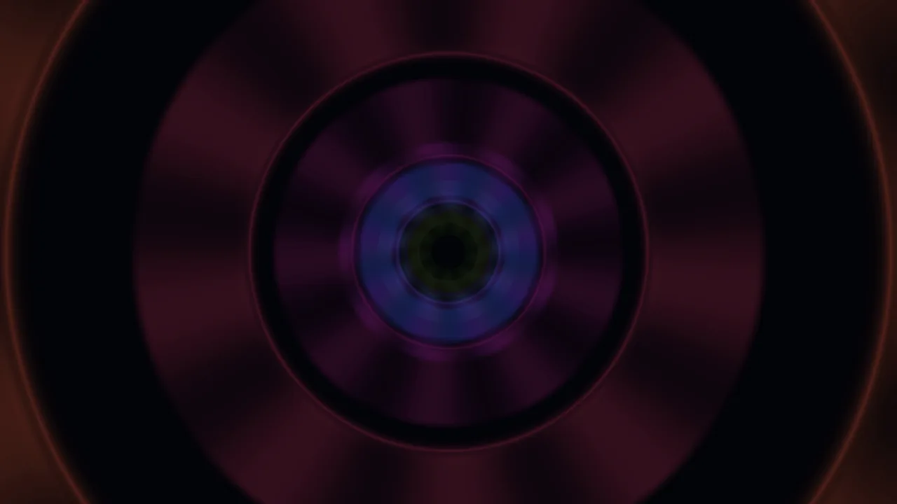 Abstract Purple Concentric Ring Tunnel 4K Wallpaper
