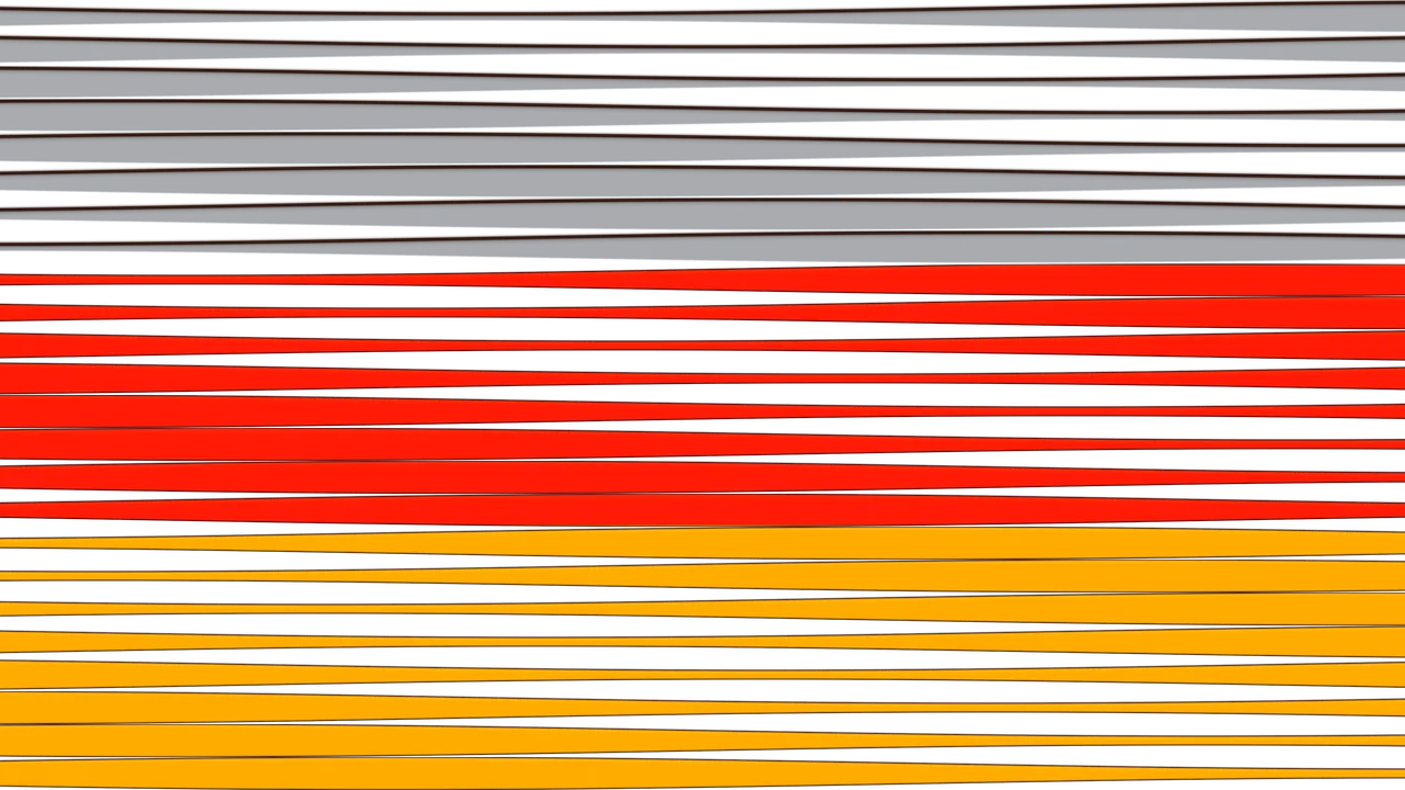 Distorted Black Red and Gold Horizontal Stripes 4K Wallpaper
