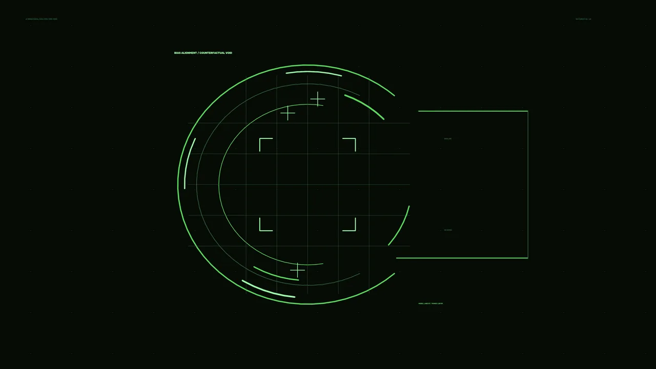 Futuristic Green Circular Scanner HUD 4K Wallpaper