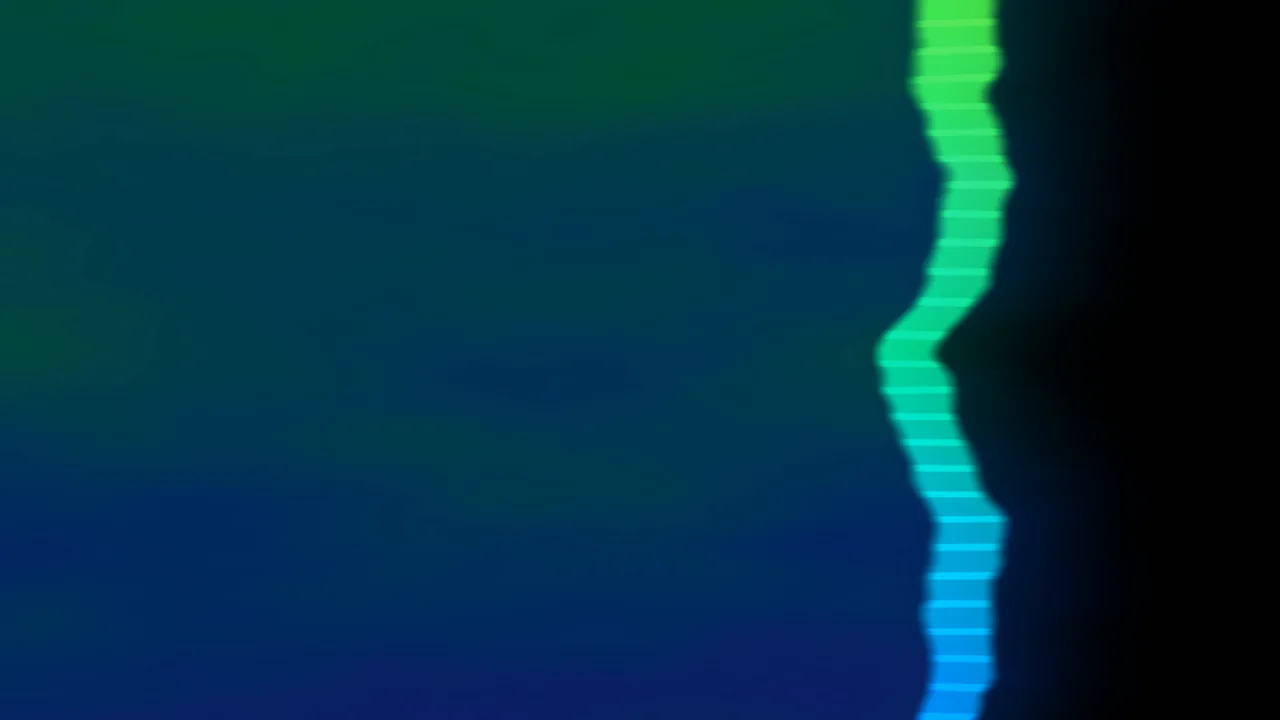 Abstract Vertical Scanline Sci-Fi HUD 4K Wallpaper