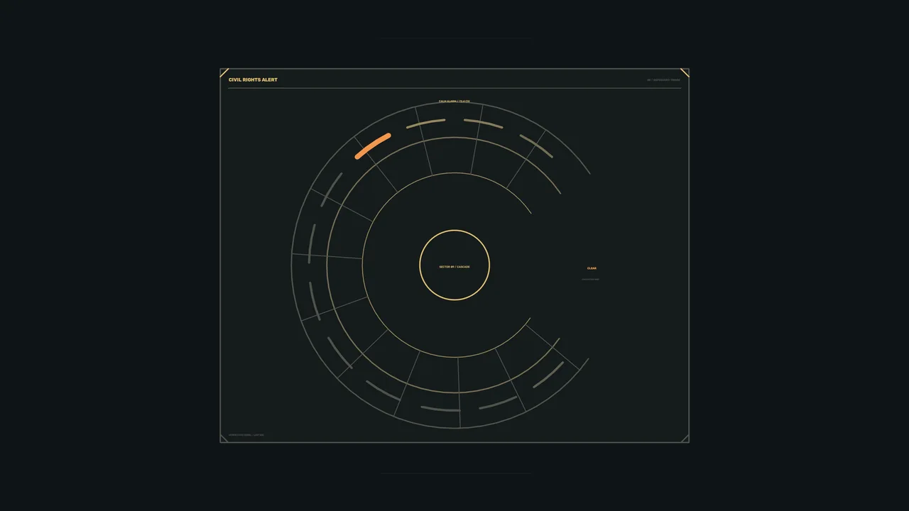 Sci-Fi Circular Scanner HUD 4K Wallpaper