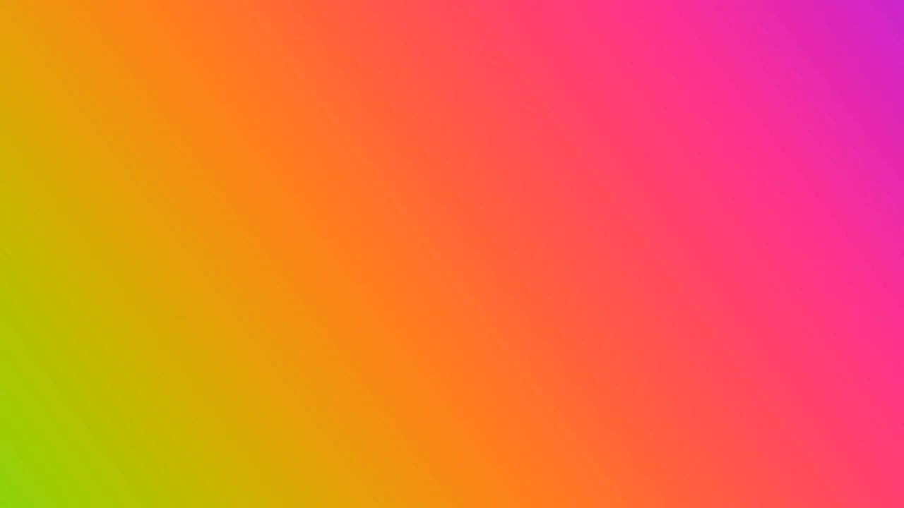 Vibrant Orange Green Pink Gradient 4K Wallpaper
