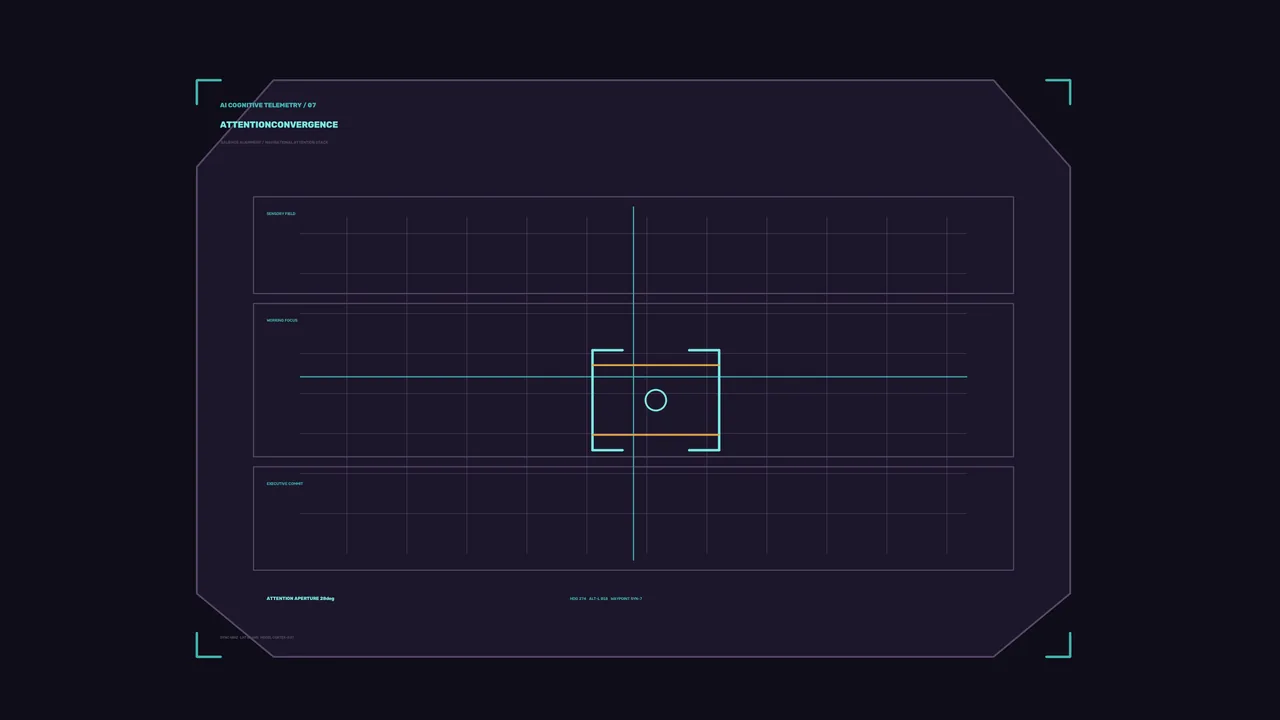 Cyan and Amber Reticle Telemetry HUD 4K Wallpaper