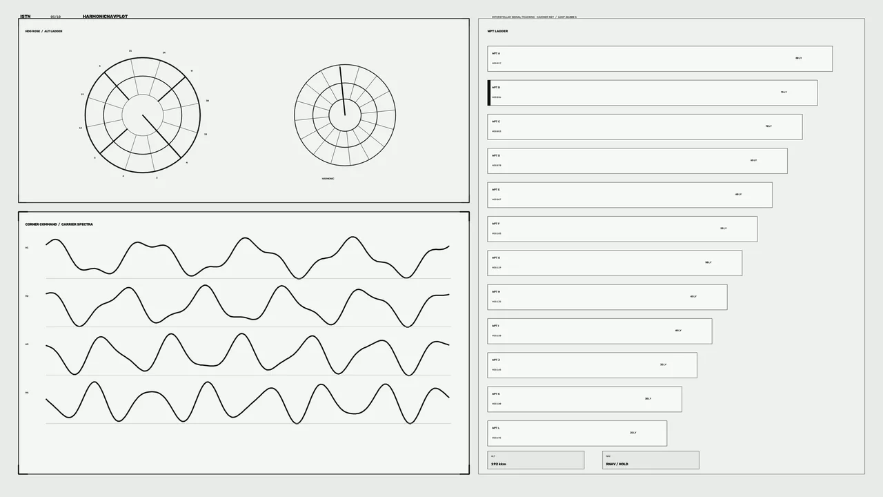 Monochrome Sci-Fi Signal Tracking HUD Wallpaper