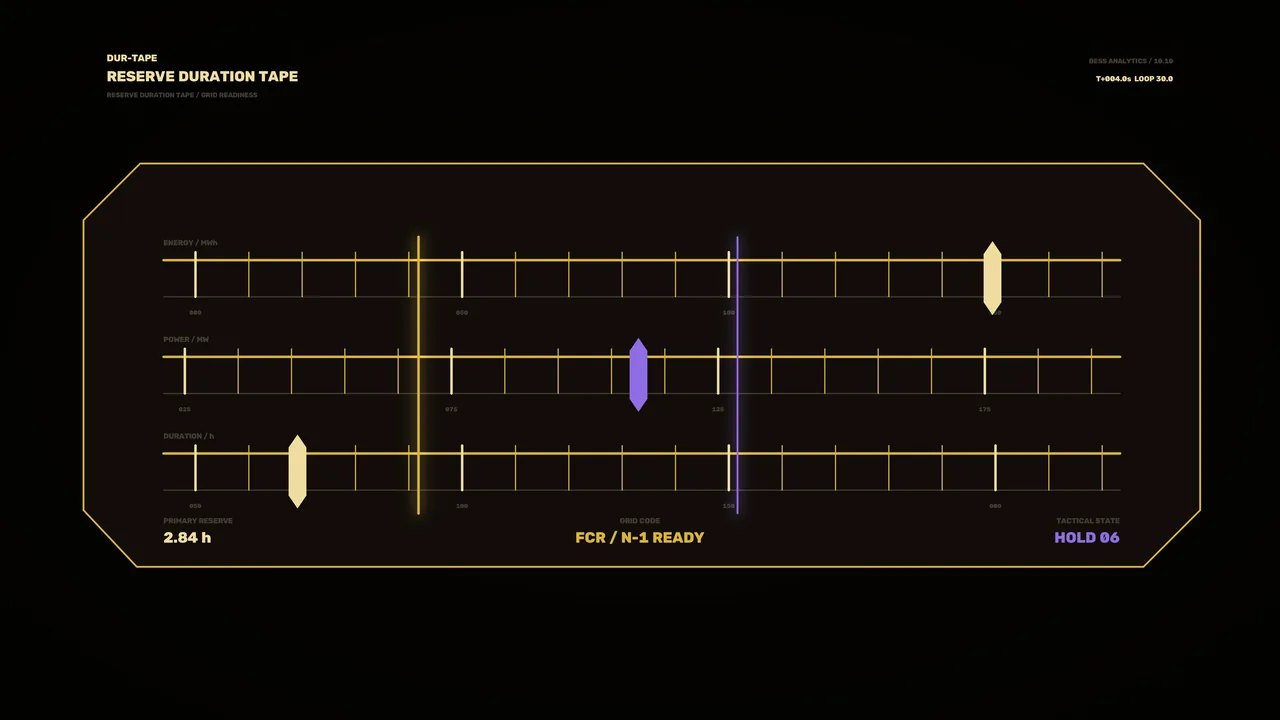Battery Energy Reserve Telemetry HUD 4K Sci-Fi Wallpaper