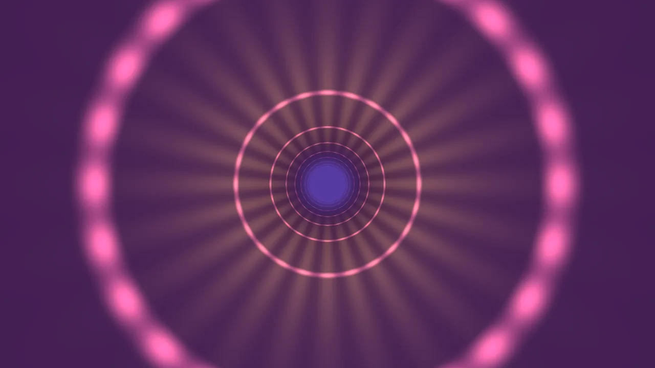 Purple Magenta Radial Tunnel 4K Wallpaper