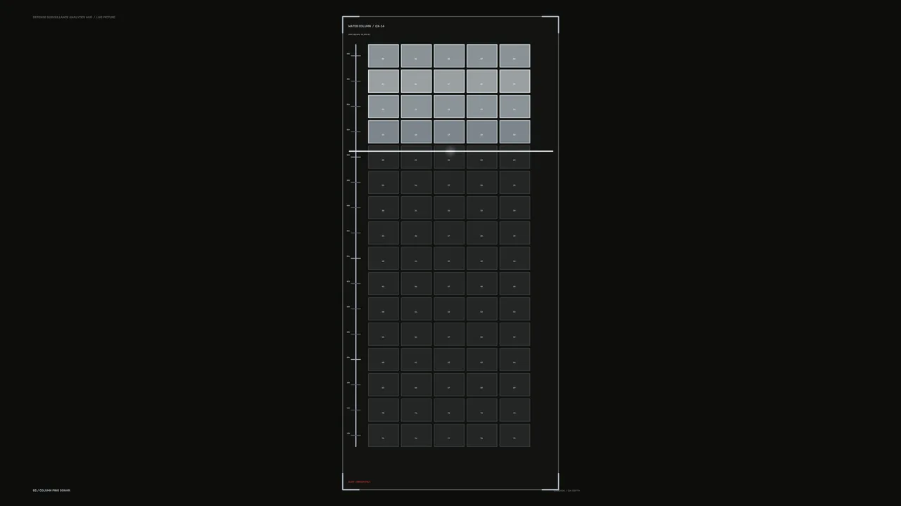 Sci-Fi Telemetry Grid HUD Dashboard 4K Wallpaper