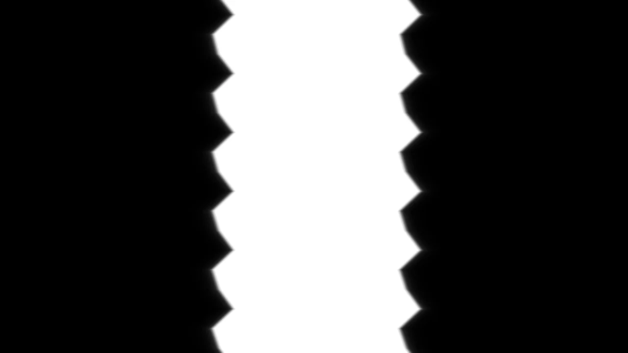 Black and White Zigzag Edge Column 4K Wallpaper