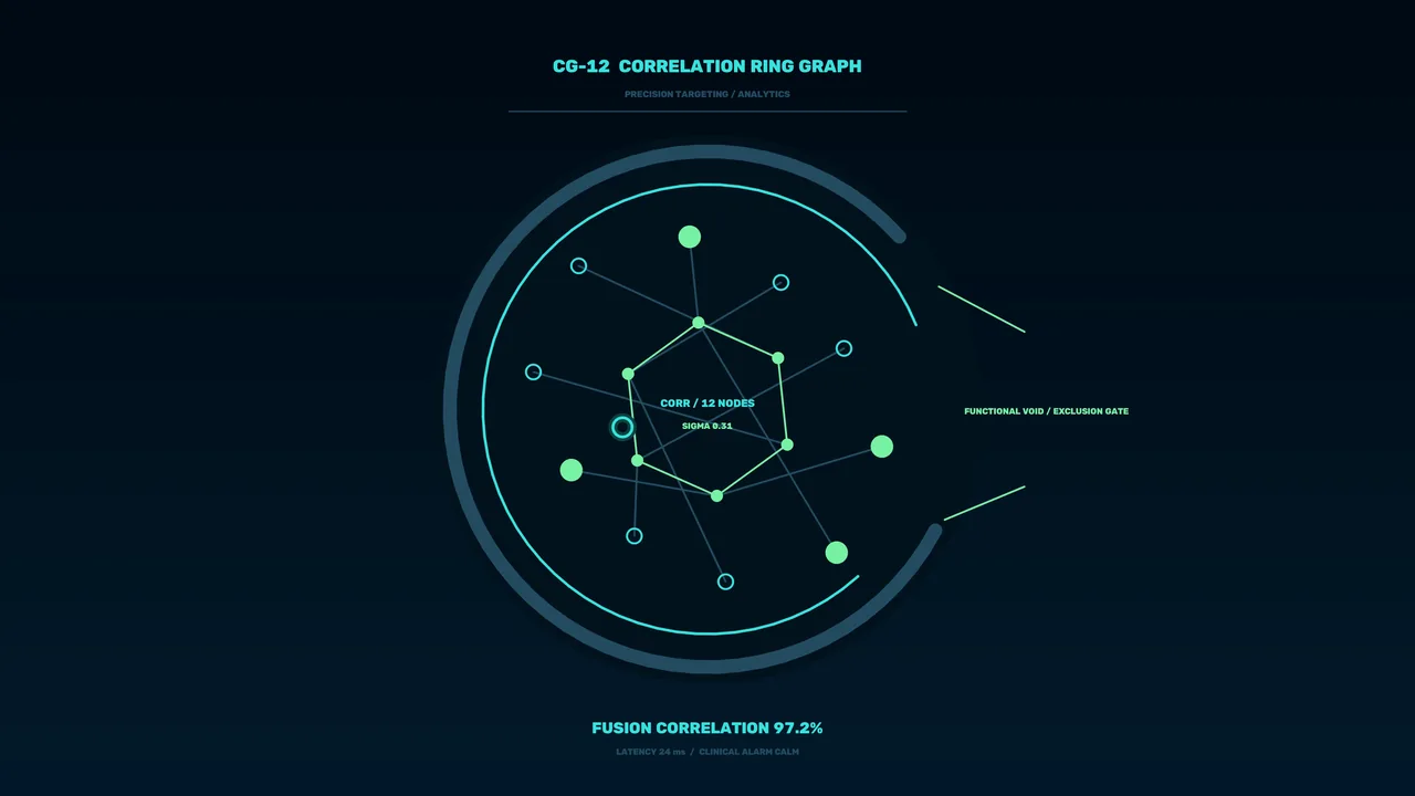Precision Targeting Correlation HUD 4K Sci-Fi Wallpaper
