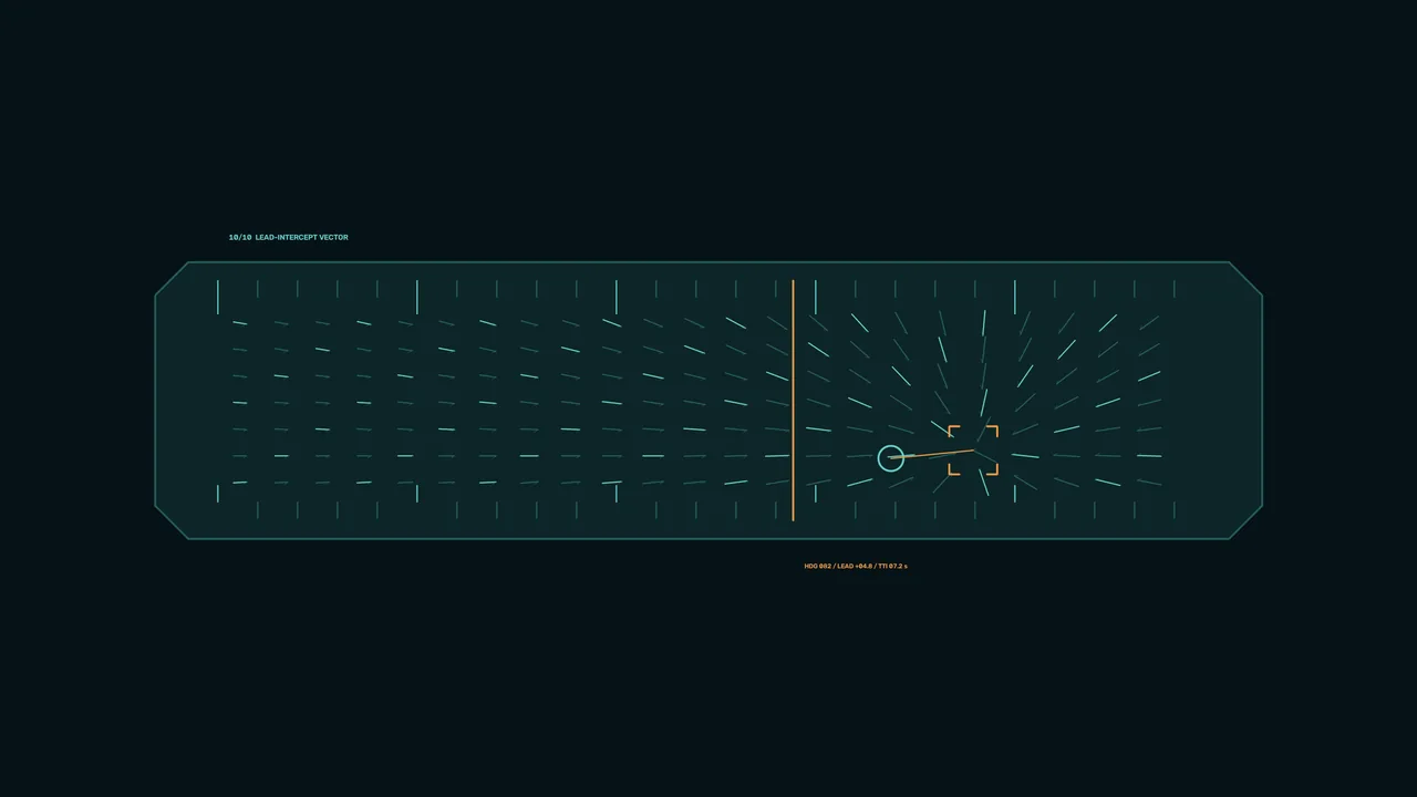 4K Sci-Fi Targeting Scanner HUD Interface Wallpaper