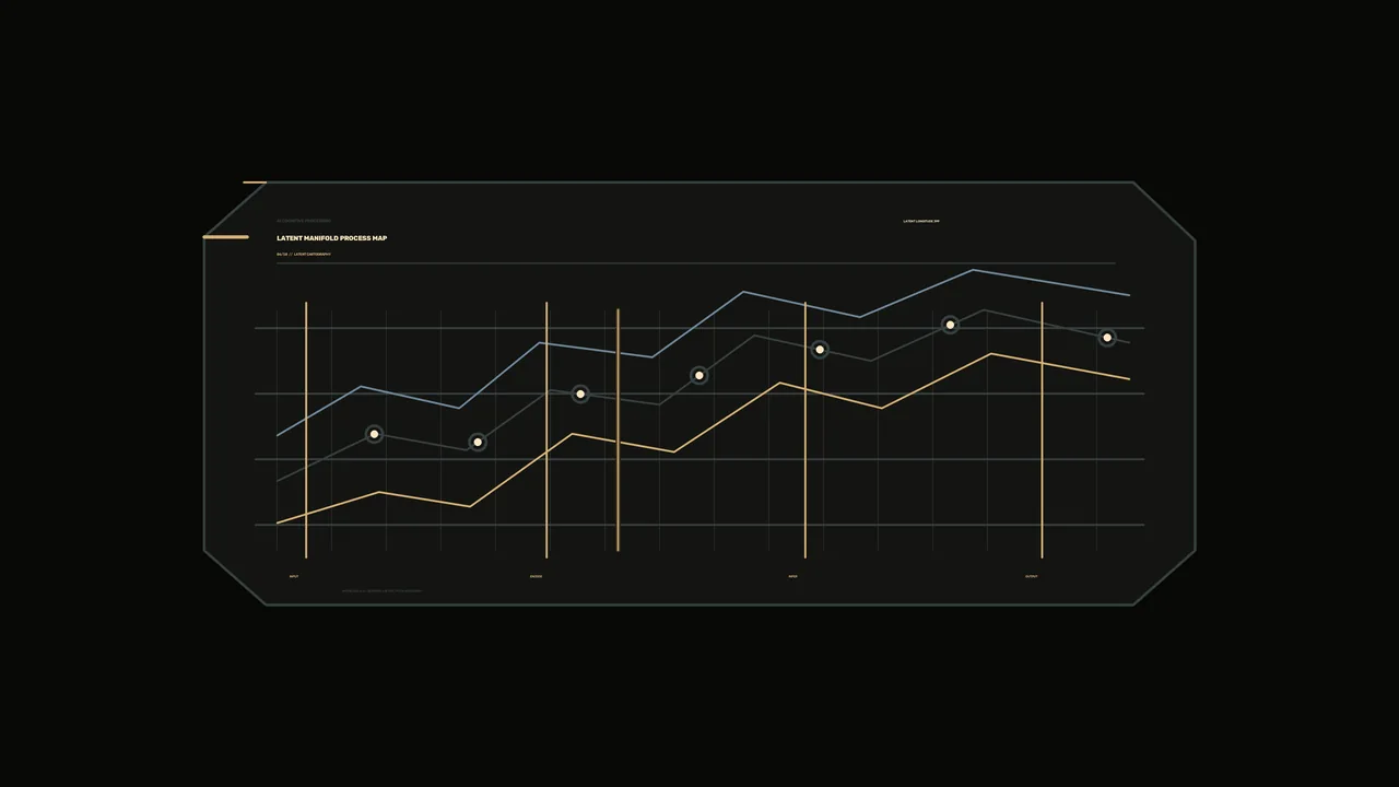 Futuristic Telemetry Process Map HUD 4K Wallpaper