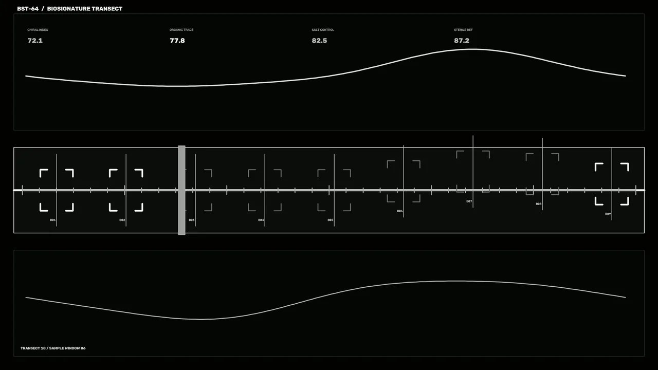 Planetary Biosignature Scanning HUD 4K Sci-Fi Wallpaper